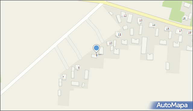 Strożyska, Strożyska, 9, mapa Strożyska