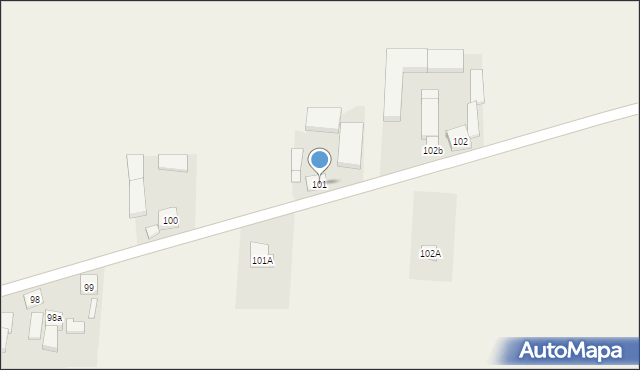 Strugienice, Strugienice, 101, mapa Strugienice