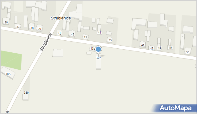 Strugienice, Strugienice, 44a, mapa Strugienice