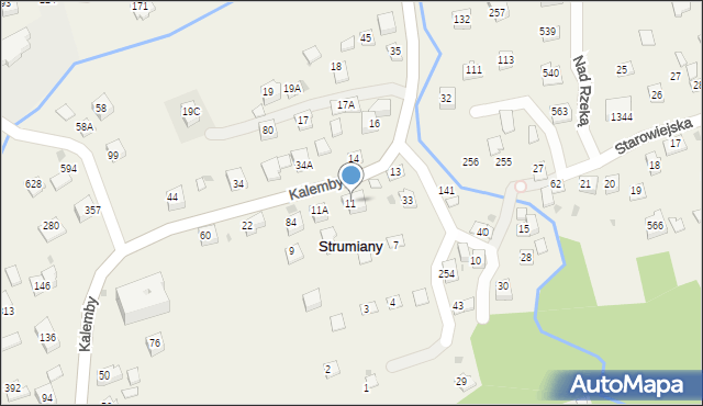 Strumiany, Strumiany, 11, mapa Strumiany