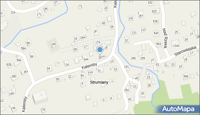 Strumiany, Strumiany, 14, mapa Strumiany