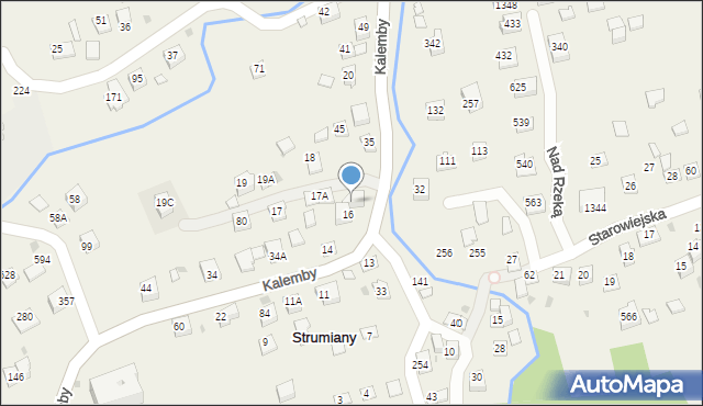 Strumiany, Strumiany, 16A, mapa Strumiany