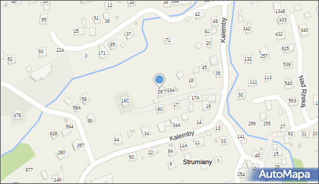 Strumiany, Strumiany, 19, mapa Strumiany