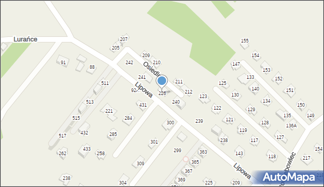 Strumiany, Strumiany, 226, mapa Strumiany