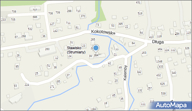 Strumiany, Strumiany, 39A, mapa Strumiany