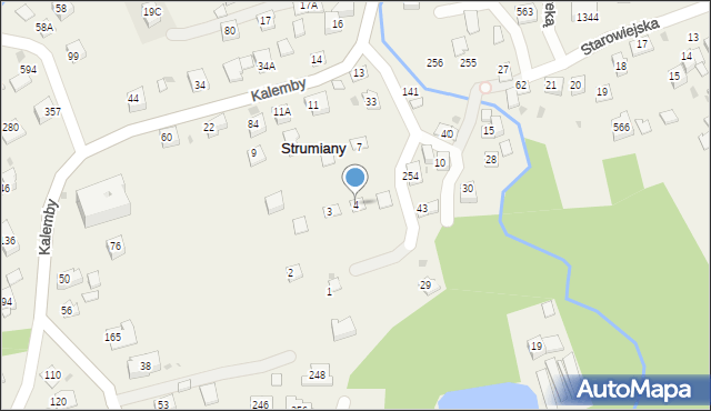 Strumiany, Strumiany, 4, mapa Strumiany