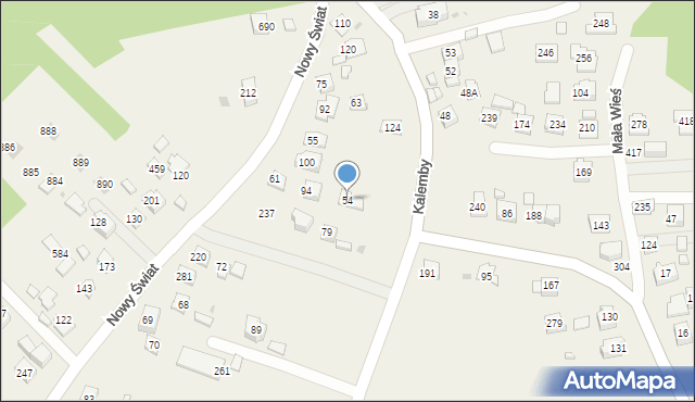 Strumiany, Strumiany, 54, mapa Strumiany