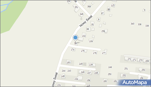 Strumiany, Strumiany, 59, mapa Strumiany
