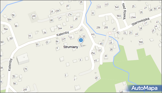 Strumiany, Strumiany, 7, mapa Strumiany