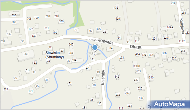 Strumiany, Strumiany, 77, mapa Strumiany