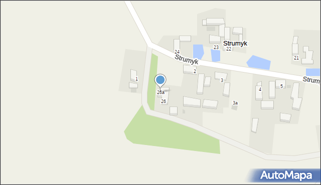 Strumyk, Strumyk, 26a, mapa Strumyk