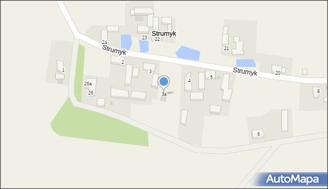 Strumyk, Strumyk, 3a, mapa Strumyk