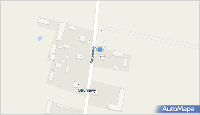 Struniawy, Struniawy, 3, mapa Struniawy