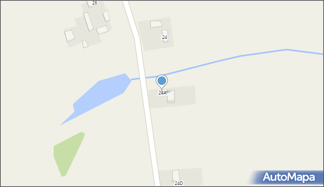 Strupczewo Duże, Strupczewo Duże, 24A, mapa Strupczewo Duże