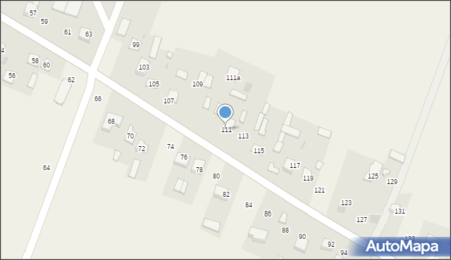 Strupin Duży, Strupin Duży, 111, mapa Strupin Duży