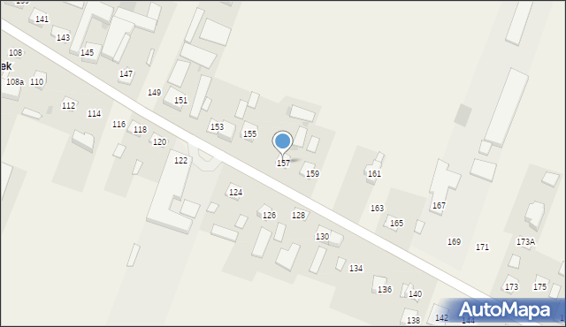 Strupin Duży, Strupin Duży, 157, mapa Strupin Duży