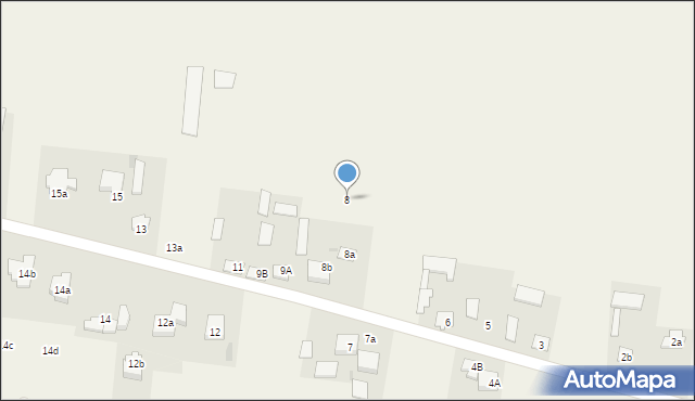 Strupin Mały, Strupin Mały, 8, mapa Strupin Mały