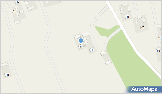 Struża, Struża, 59, mapa Struża