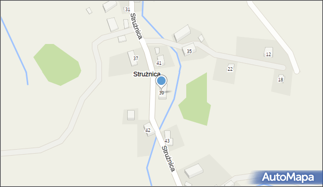 Strużnica, Strużnica, 39, mapa Strużnica