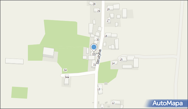 Strużyna, Strużyna, 32c, mapa Strużyna