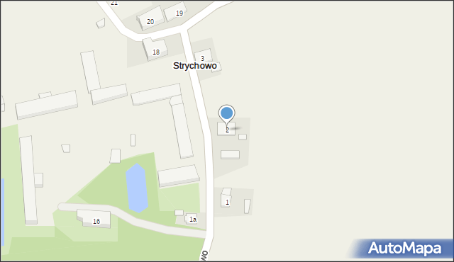 Strychowo, Strychowo, 2, mapa Strychowo