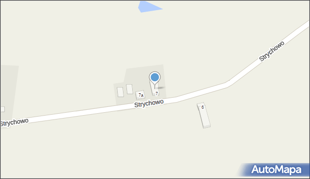 Strychowo, Strychowo, 7b, mapa Strychowo