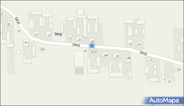 Stryj, Stryj, 17, mapa Stryj