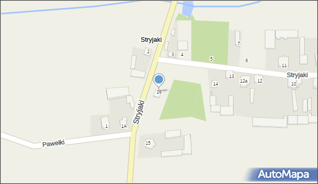 Stryjaki, Stryjaki, 19, mapa Stryjaki