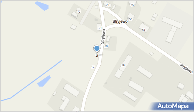 Stryjewo, Stryjewo, 18, mapa Stryjewo