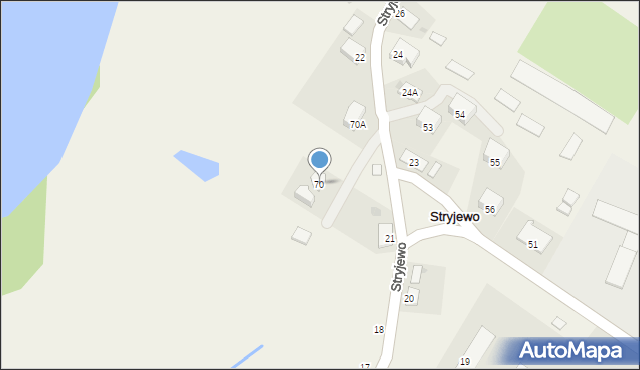 Stryjewo, Stryjewo, 70, mapa Stryjewo