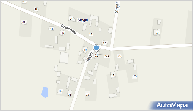 Stryjki, Stryjki, 31, mapa Stryjki