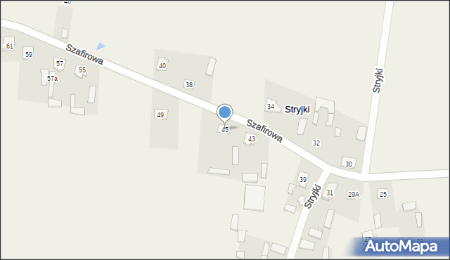 Stryjki, Stryjki, 45, mapa Stryjki