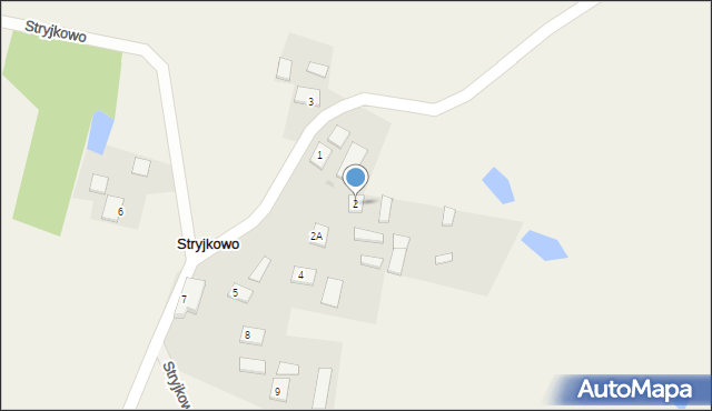 Stryjkowo, Stryjkowo, 2, mapa Stryjkowo