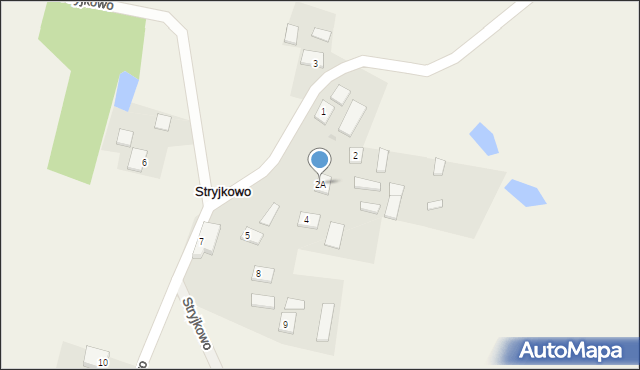 Stryjkowo, Stryjkowo, 2A, mapa Stryjkowo