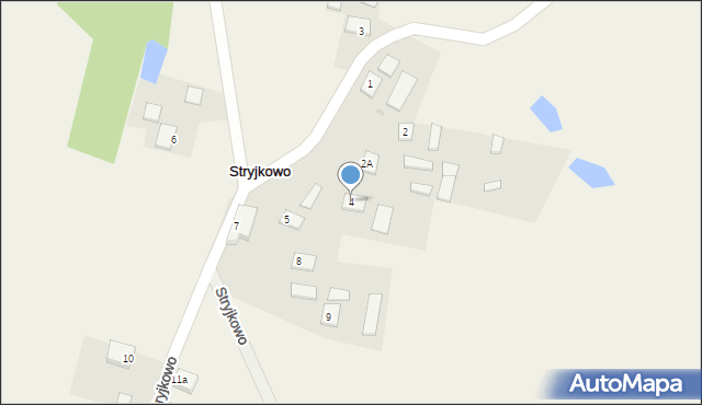 Stryjkowo, Stryjkowo, 4, mapa Stryjkowo