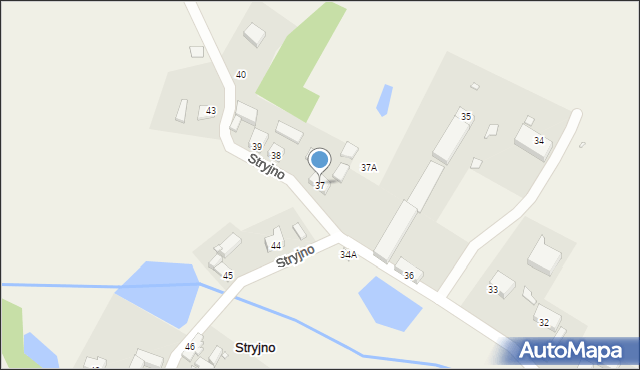 Stryjno, Stryjno, 37, mapa Stryjno