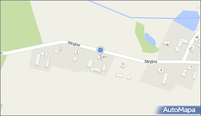 Stryjno, Stryjno, 4, mapa Stryjno