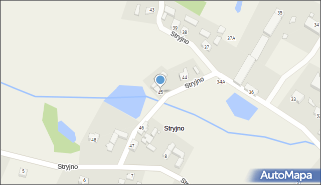 Stryjno, Stryjno, 45, mapa Stryjno