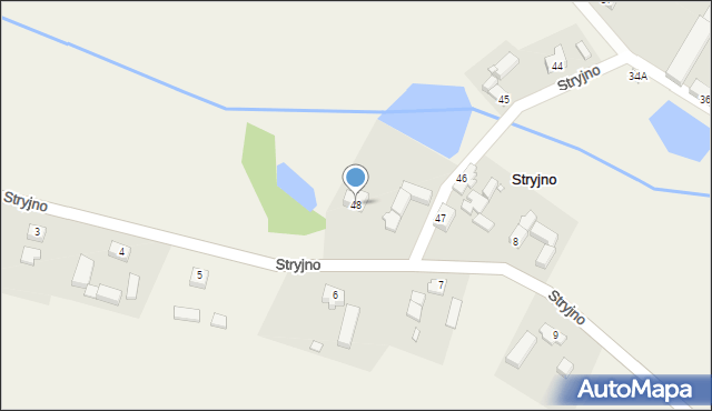 Stryjno, Stryjno, 48, mapa Stryjno