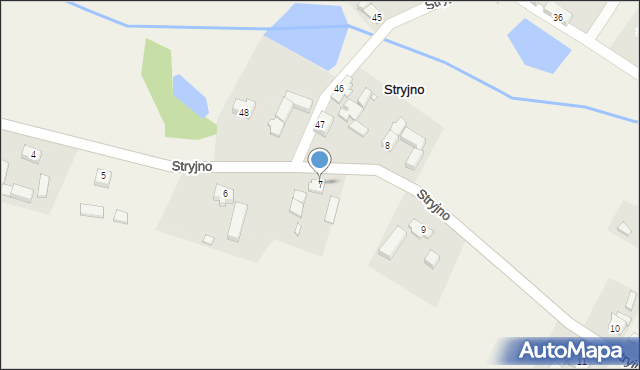 Stryjno, Stryjno, 7, mapa Stryjno