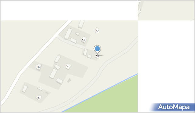 Stryjno Drugie, Stryjno Drugie, 54, mapa Stryjno Drugie