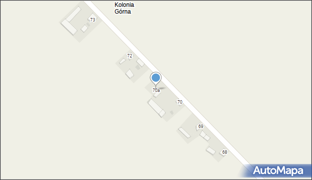 Stryjno-Kolonia, Stryjno-Kolonia, 70a, mapa Stryjno-Kolonia