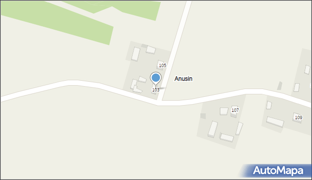 Stryjno Pierwsze, Stryjno Pierwsze, 103, mapa Stryjno Pierwsze