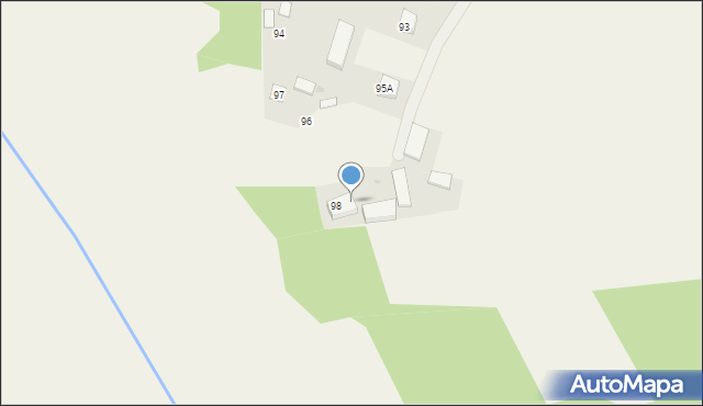 Stryjno Pierwsze, Stryjno Pierwsze, 98a, mapa Stryjno Pierwsze