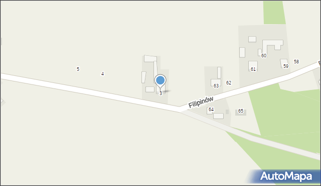 Strykowice Błotne, Strykowice Błotne, 3, mapa Strykowice Błotne