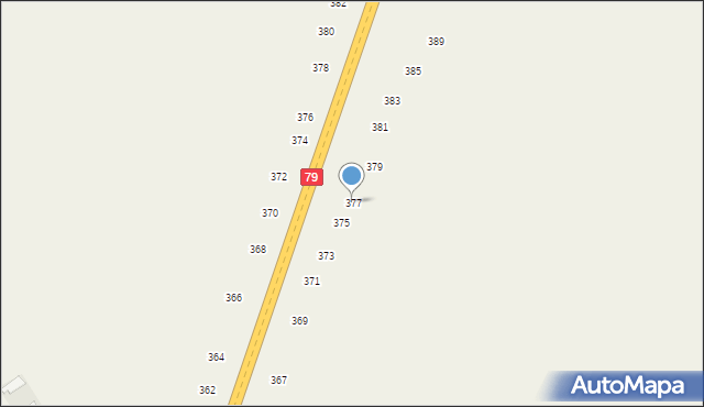 Strykowice Górne, Strykowice Górne, 377, mapa Strykowice Górne