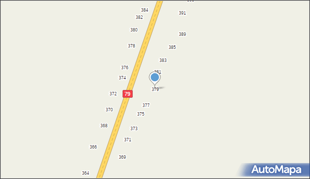 Strykowice Górne, Strykowice Górne, 379, mapa Strykowice Górne