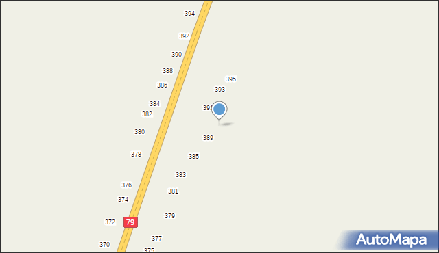 Strykowice Górne, Strykowice Górne, 391, mapa Strykowice Górne