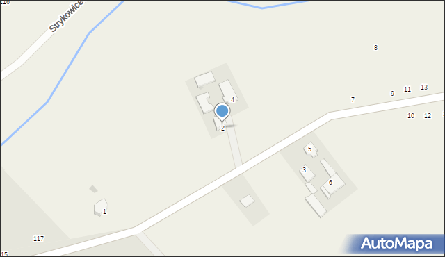 Strykowice Podleśne, Strykowice Podleśne, 2, mapa Strykowice Podleśne