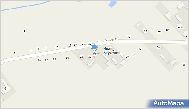 Strykowice Podleśne, Strykowice Podleśne, 24, mapa Strykowice Podleśne